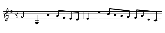 Chalek Hornpipe. JBut.206 - staff notation