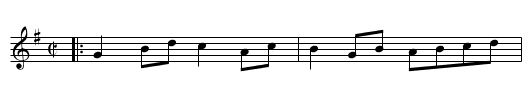 Chalkhill Hall. JJo8.034 - staff notation