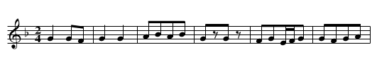 Chamoti - staff notation