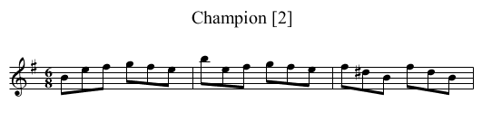 Champion [2] - staff notation