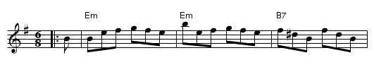 Champion Jig - staff notation