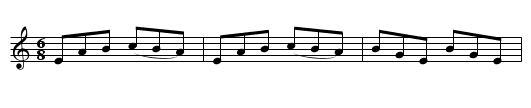 Champion Jig - staff notation