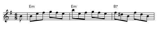 Champion Jig - staff notation