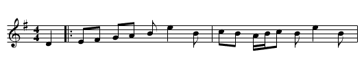 Champions Hornpipe - staff notation