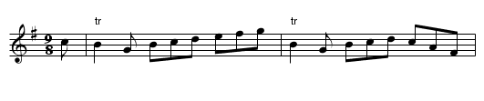 Chances, The - staff notation