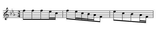 Chang beishan - staff notation
