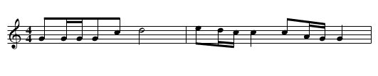 Chang dao laomei dui qinglang - staff notation