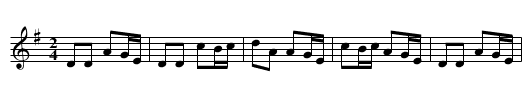 Chanter's Song, The - staff notation