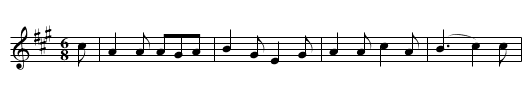 Chantreuse. RH.414, The - staff notation