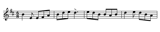 Chapel Bell, The - staff notation