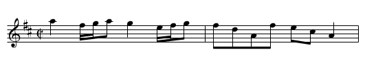 Chaplet - staff notation