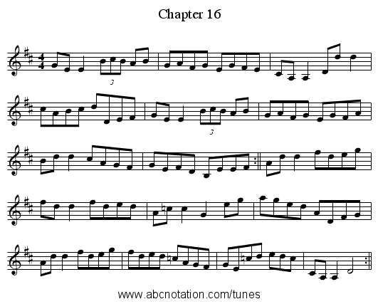 Chapter 16 - staff notation