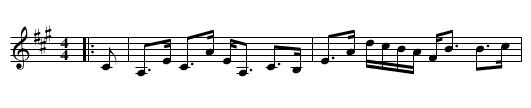 Charles John Forbes Esq. of Newe - staff notation