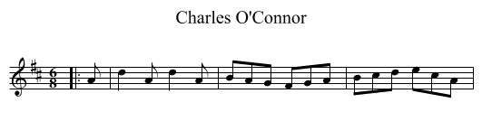 Charles O'Connor - staff notation