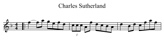 Charles Sutherland - staff notation