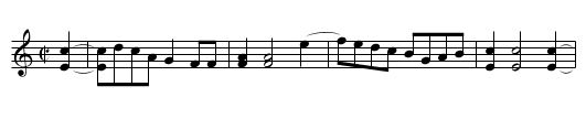 Charleston No. 2 - staff notation