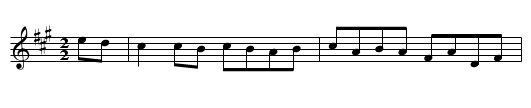 Charleston - staff notation