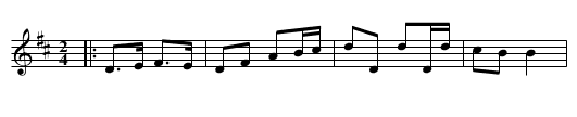 Charlie Doran's Polka - staff notation
