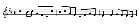 Charlie Fleming's Reel - staff notation