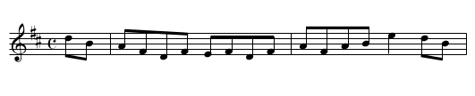 Charlie Harris's No. 1 - staff notation
