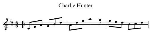 Charlie Hunter - staff notation