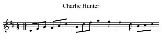 Charlie Hunter - staff notation