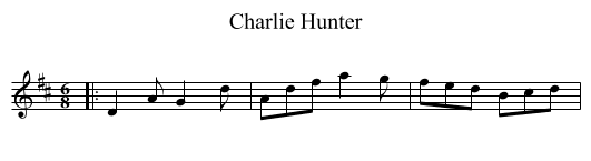 Charlie Hunter - staff notation