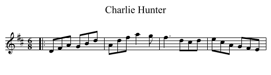 Charlie Hunter - staff notation