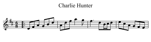 Charlie Hunter - staff notation