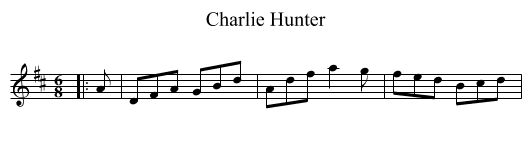 Charlie Hunter - staff notation