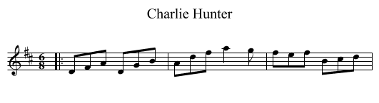 Charlie Hunter - staff notation