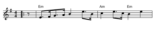 Charlie is my Darling - staff notation