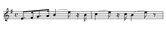 Charlie is my darling - staff notation