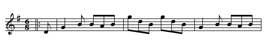 Charlie Lennon's Sister - staff notation