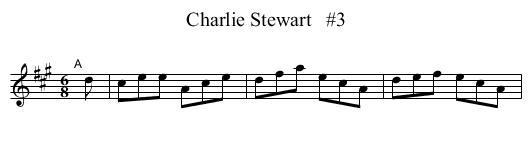 Charlie Stewart   #3 - staff notation