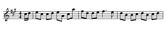 Charlie's Wedding - staff notation