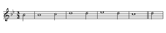 Charlotte Street - staff notation