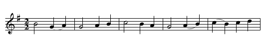 Charming Beauty Bright - staff notation