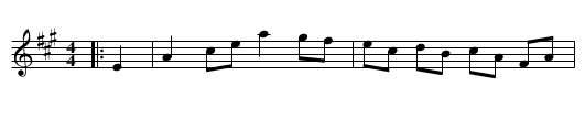 Charming Katy - staff notation