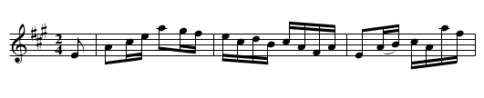Charming Katy's - staff notation