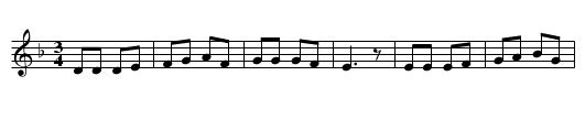Charming Molly - staff notation