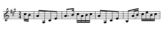 Charter Oak - staff notation