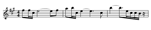 Chashan duichang - staff notation