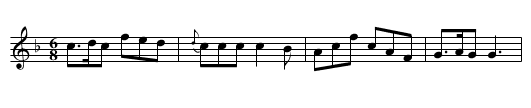 Chasse Royal Cotillion - staff notation