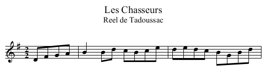 Chasseurs, Les - staff notation