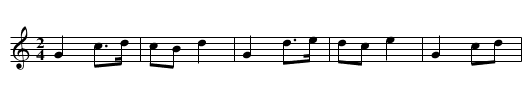 Chatsworth's Quickstep. Le4.126 - staff notation