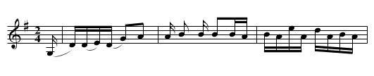 Chattanooga - staff notation