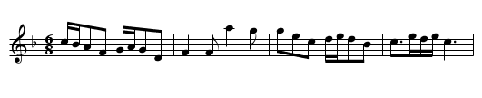 Cheerily and Merrily - staff notation