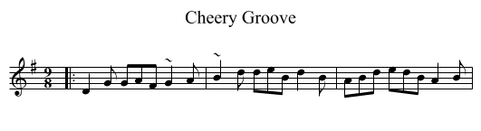 Cheery Groove - staff notation