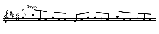 CHERISH THE LADIES -- JIG - staff notation
